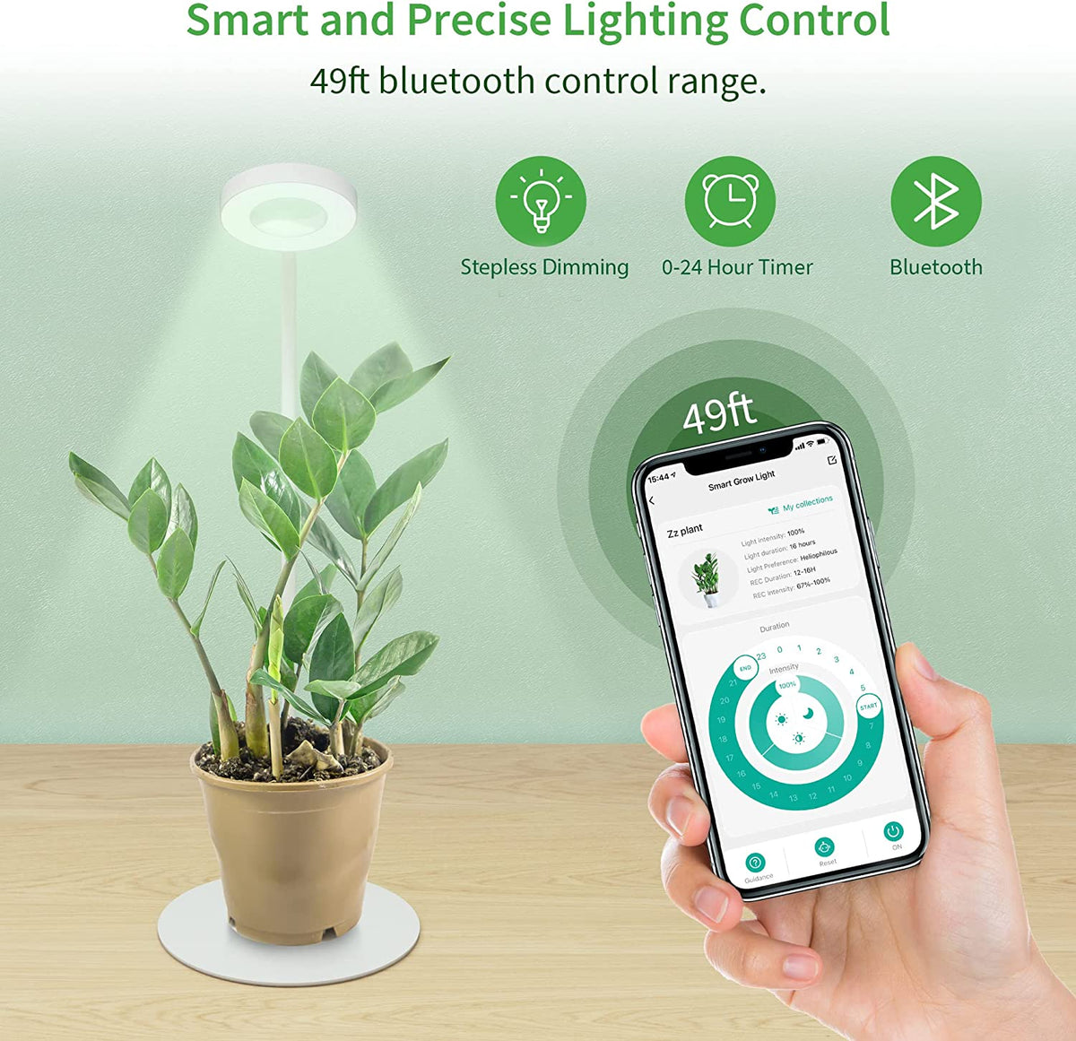 Diivoo Smart Soil Moisture Meter for Indoor Plants Bluetooth